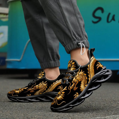 Casual sneakers til mænd i mesh, lette og åndbare, med blød sål, slip-on løbesko, lave loafers, træningssko, zapatos hombre