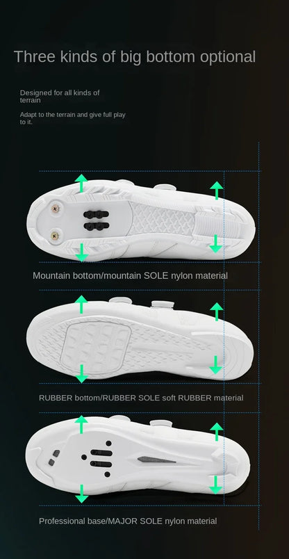 Cyklistické boty na silniční kolo, unisex, HsYixin, prodyšné, se samozamykacím systémem SPD, protiskluzové, závodní boty na silniční kolo, ploché, MTB, cyklistické tenisky