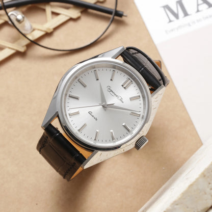 Escapement Time Quartz Watch 40mm Case VH31 Heat Treatment Hand