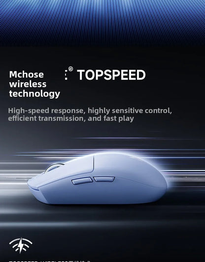 MCHOSE G3 V2 PRO brezžična miška Bluetooth s tremi načini povezave, ergonomska in lahka, za prenosnik, pisarno, gaming in računalniške dodatke