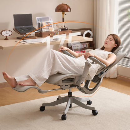 S950 Ergonomic Office Chair Adjustable Computer Chair, Gaming Chair with Lumbar Support, Comfortable Study Chair for Home Office & Work