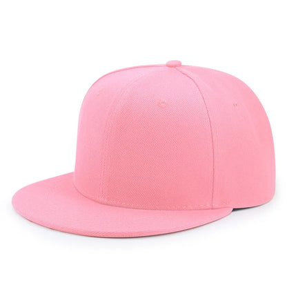 Großhandel: 40 Farben, verstellbare Snapback-Kappen mit flachem Schirm, Damen-Mode, Polyester, einfarbige Baseballmützen, Herren, Hip-Hop, unbedruckte Sportmützen