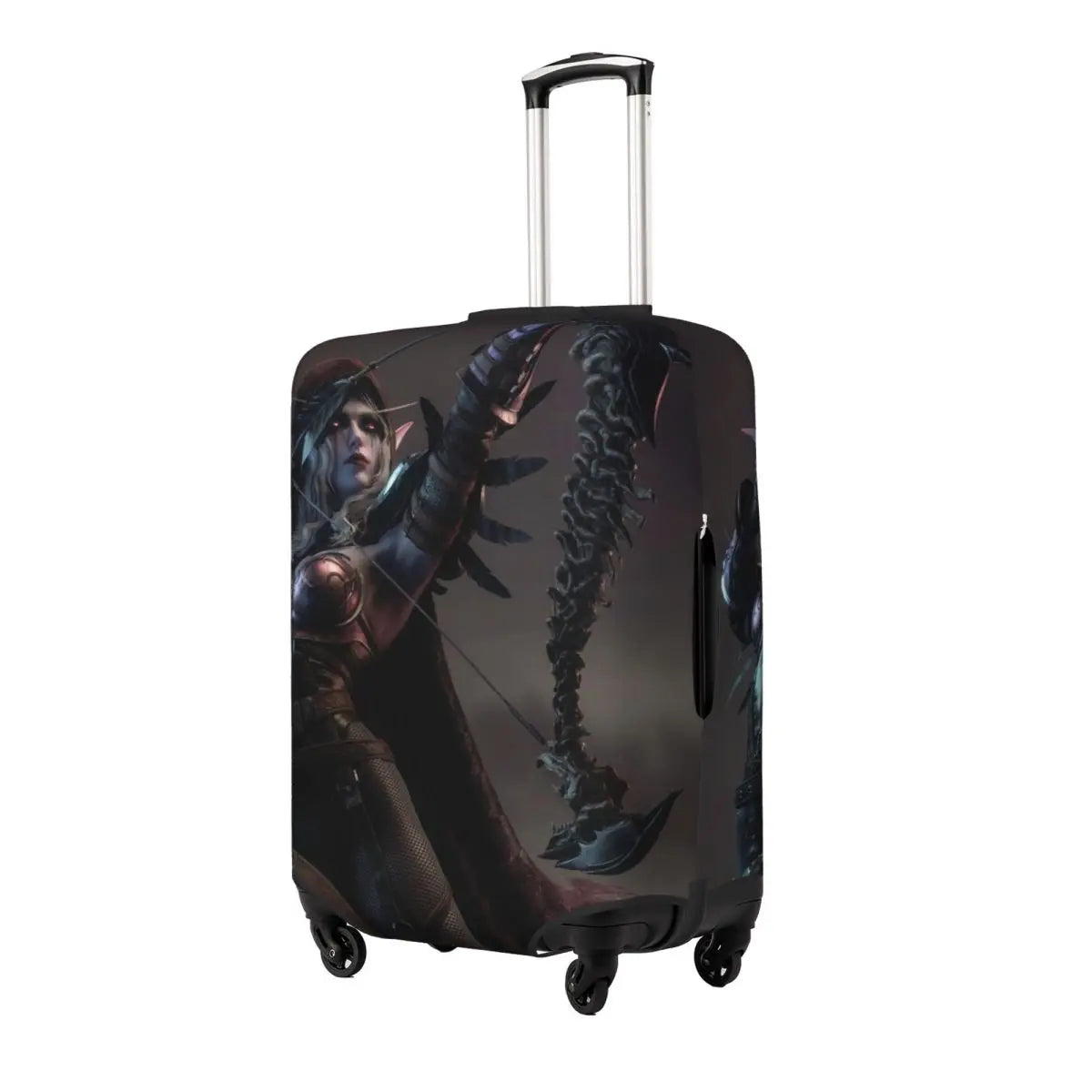 World Of Warcraft Sylvanas Windrunner Suitcase Cover Travel Holiday Fun Luggage Supplies Protection