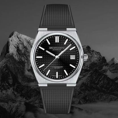 SPECHT&SOHNE New 37MM Men's Watches Luxury Automatic Watch For Men Rose Gold Stainless Steel Mechanical Wristwatch Waterproof