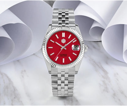 San Martin 36.5mm Men Dress Watch Top Brand Luxury Automatic Mechanical Fashion Couples Watches Sapphire Waterproof 100m BGW9