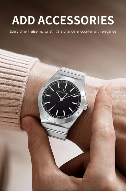 New Arrivals 2026 Specht & Söhne Luxury Watch 38MM Men's Quartz Super Slim Stainless Steel Sapphire Crystal 50M Water Resistant