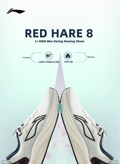 Muške trkaće tenisice za trčanje Li-Ning RED HARE 8 LIGHT FOAM ULTRA, reflektirajuće stabilne tenisice s amortizacijom, lagane LiNing tenisice ARPV001