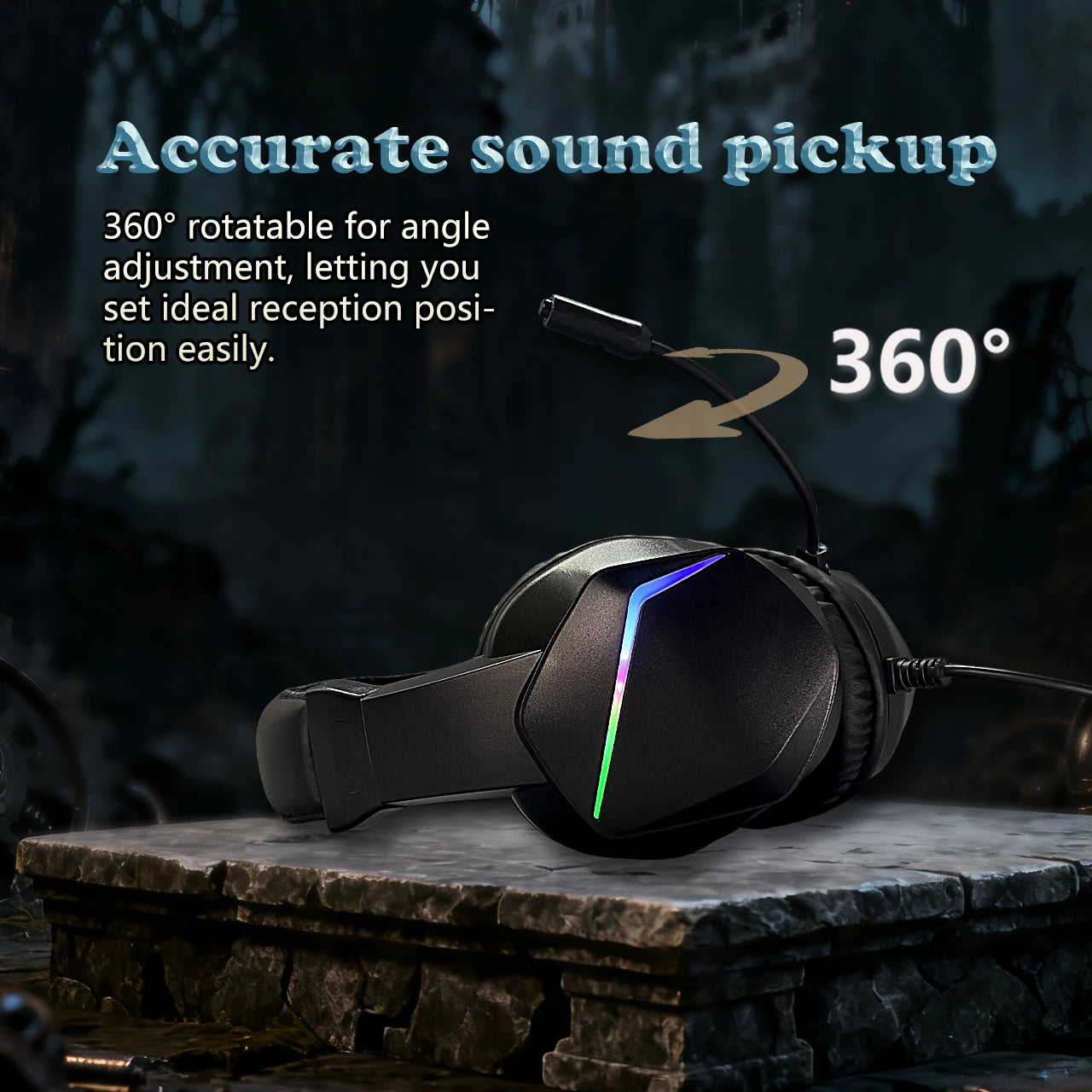 H21 wired headphones gaming, computer, music Fits online courses, conferences, birthdays. Works with PS4/PS5/Xbox/Switch/