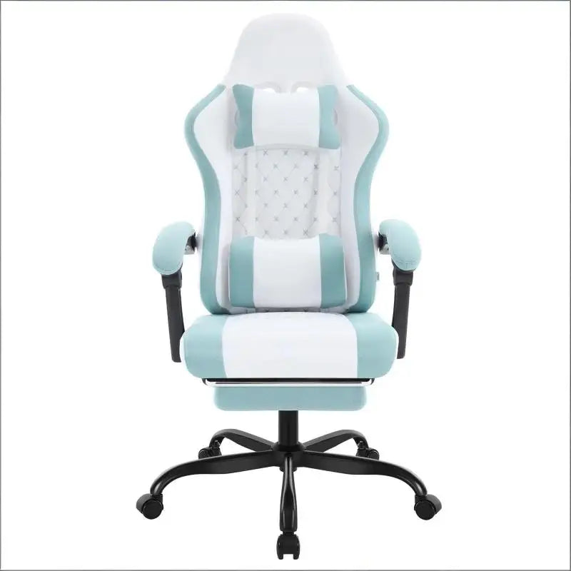 Gaming chairs, office chairs, desk chairs, and swivel chairs. Made with breathable fabric, equipped with 360° swivel casters and seats for easy movement, and featuring soft and comfortable cushions.