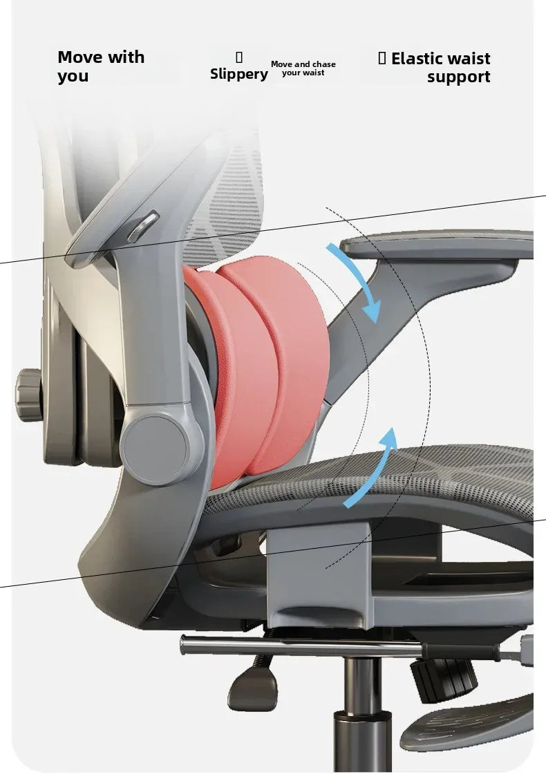 Air Titan Full Mesh Ergonomic Office Gaming Chair with Three Zone Lumbar Support, Ventilated Computer Desk Chair for Students, Work & Gaming