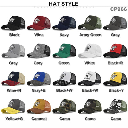 Mode Frühjahr/Sommer Bedruckte Netz-Baseballkappe, atmungsaktiv, Gorras, mit individuellem LOGO für Männer, Frauen und Paare, Schirmkappe, Casquette