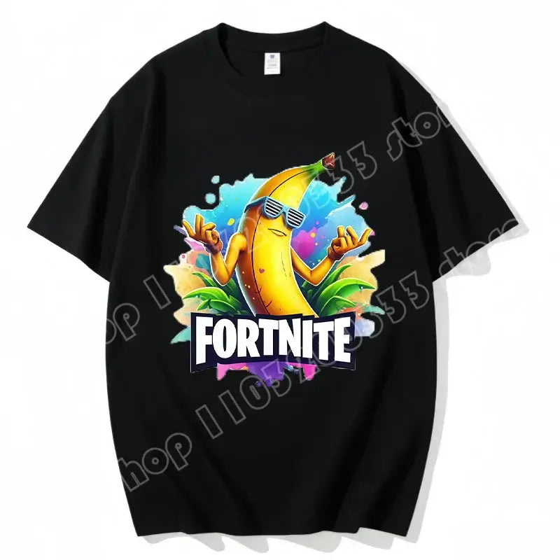 Fortnite majica s okruglim izrezom, uniseks za odrasle, gaming plesna moda, nova, od čistog pamuka, kratkih rukava, savršena za ležerno nošenje i odmor