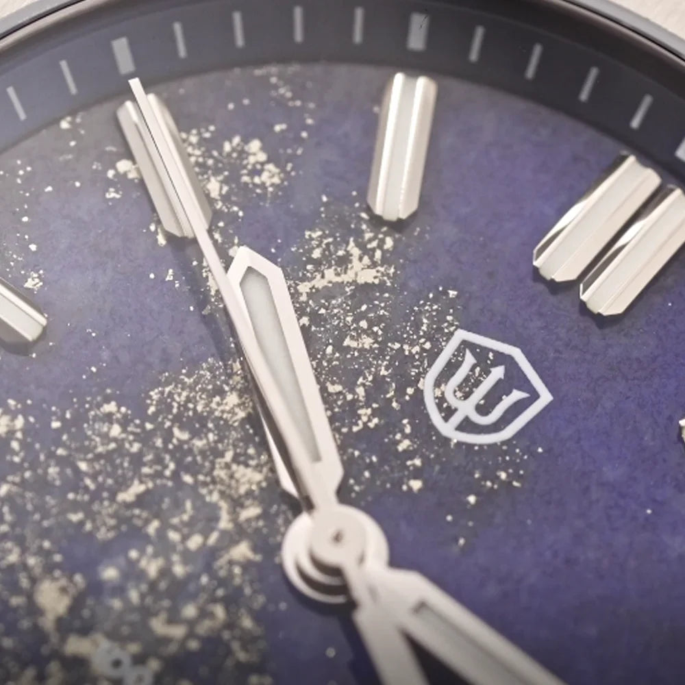 Watchdives New WD0003B ‌Aventurine Dial Watch VH31 Quartz Movement Sapphire Crystal Luminous 100m Waterproof 36mm Vintage Watch