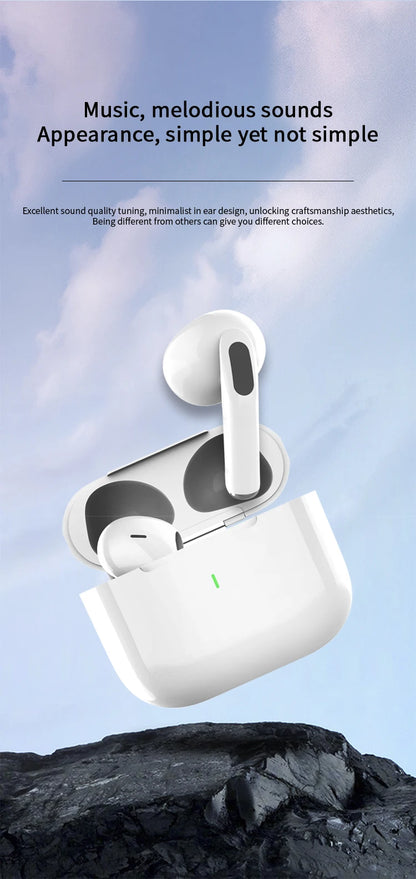 UEESFIT A6 TWS Wireless Bluetooth Earphone Headphones Touch Control Earbuds IPX5 Waterproof Sports HIFI Sound Headset with Mic