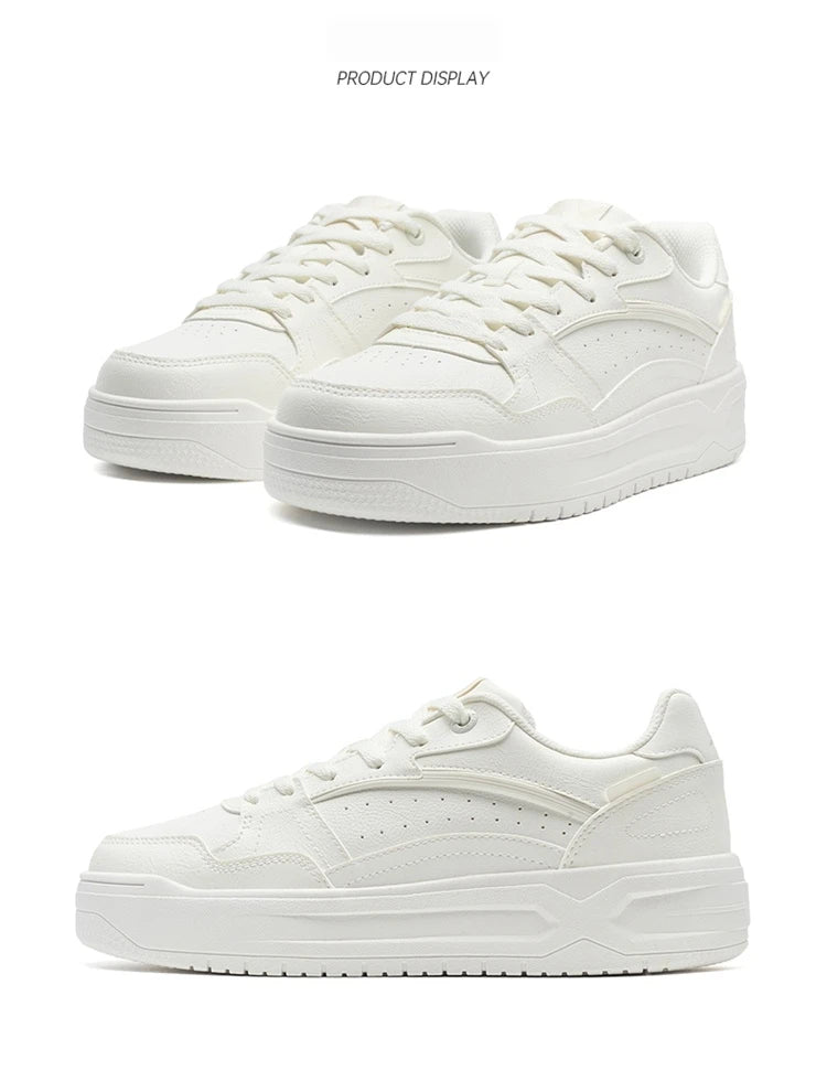 Xtep Skateboard-Schuhe – Leichte Sommersportschuhe mit dicker Sohle, Low-Top-Sneaker im modischen Street-Style 875319310016