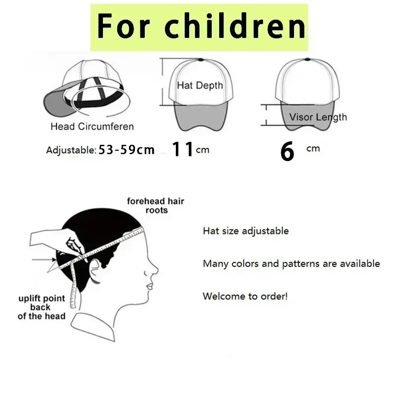 Cute SpongeBobs Baseball Cap Movie Cartoon Round Role Boy Girl Kids Adult Sport Casual Sunshade Adjustable Anime Peaked Mesh Hat