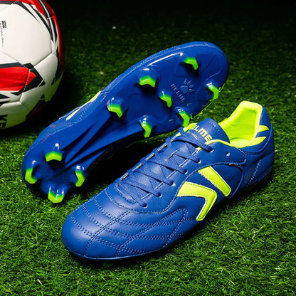 KELME FG jalkapallokengät, alkuperäiset naudan nahasta valmistetut miesten lenkkarit, ammattikäyttöön sopivat, luistamattomat urheilu- ja harjoitusjalkapallokengät ZX80011018