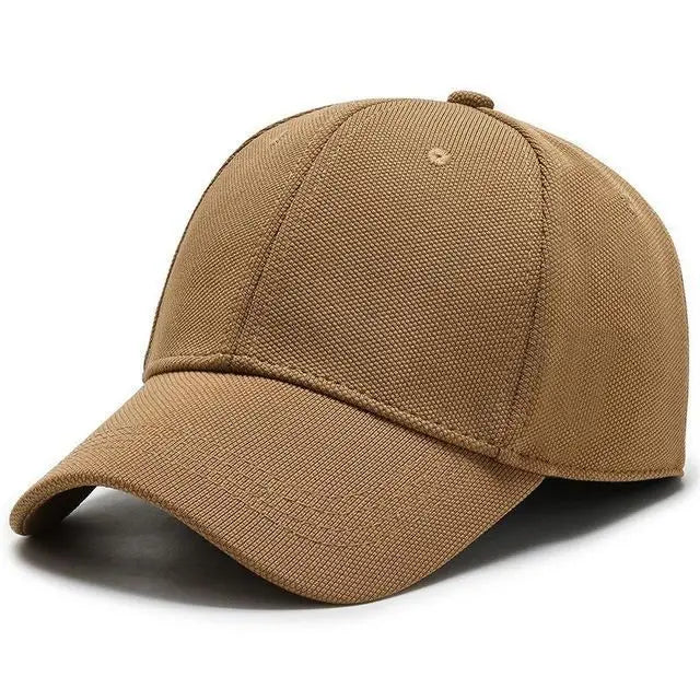 New High Quality Baseball Cap Man Fitted Closed Full Cap Mesh Cap Outdoor Breathable Sports Cotton Sun Male TruckerHat
