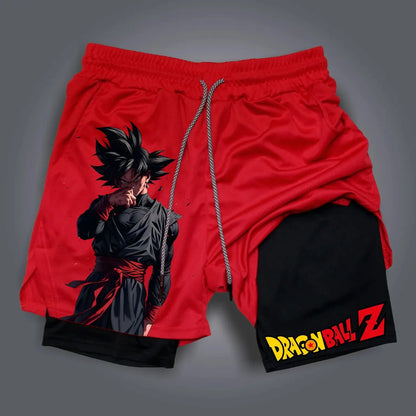Licencirane kratke hlače Dragon Ball Super 2025 - japanske anime prozračne brzosušeće hlače za plažu, retro Y2K hip-hop stil