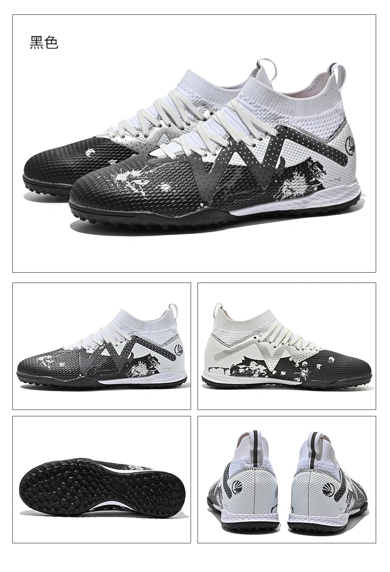 Scarpe da calcio TF da uomo, professionali e confortevoli, di alta qualità, scarpe da calcetto da uomo per adulti, casual e ultraleggere