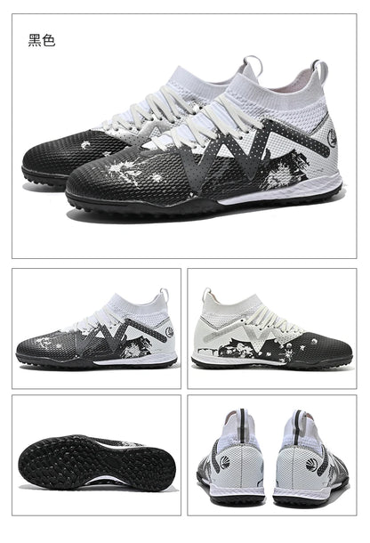 Scarpe da calcio TF da uomo, professionali e confortevoli, di alta qualità, scarpe da calcetto da uomo per adulti, casual e ultraleggere