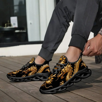 Casual sneakers til mænd i mesh, lette og åndbare, med blød sål, slip-on løbesko, lave loafers, træningssko, zapatos hombre