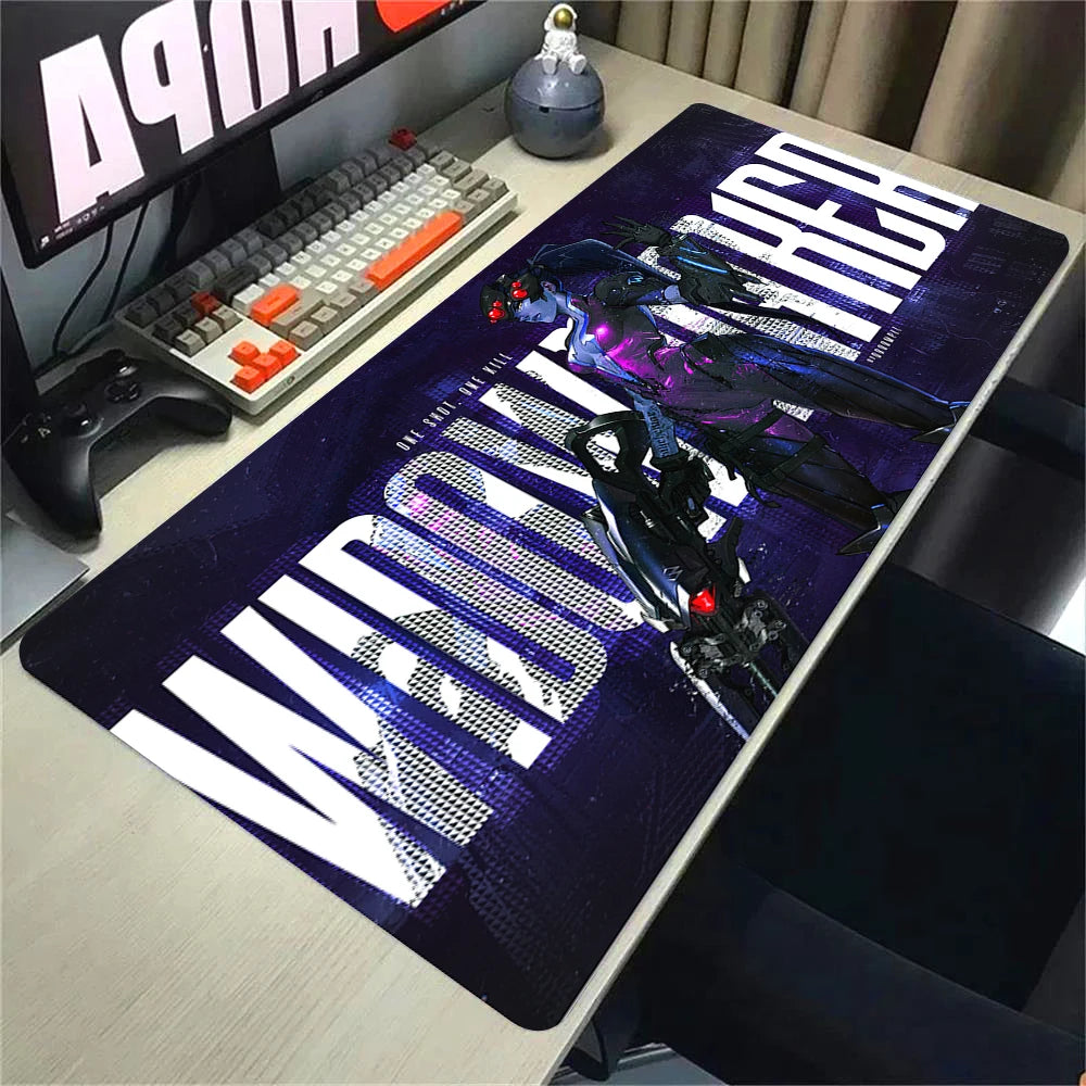 Overwatch 2 Gaming Accessories Mouse Pad Gamer Cabinet Pc Big Desk Mat Computer Keyboard Desks Xxl Mousepad Anime Large Mausepad