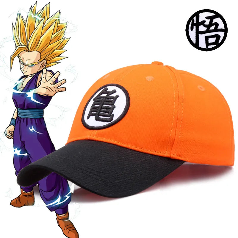 Dragon Ball Z – Verstellbare Baseballkappe – Anime – Goku – Eltern-Kind-Sommer-Sonnenhut – Hip-Hop-Dad-Cap – Herren – Jungen – Outdoor-Sportmützen – Geschenk