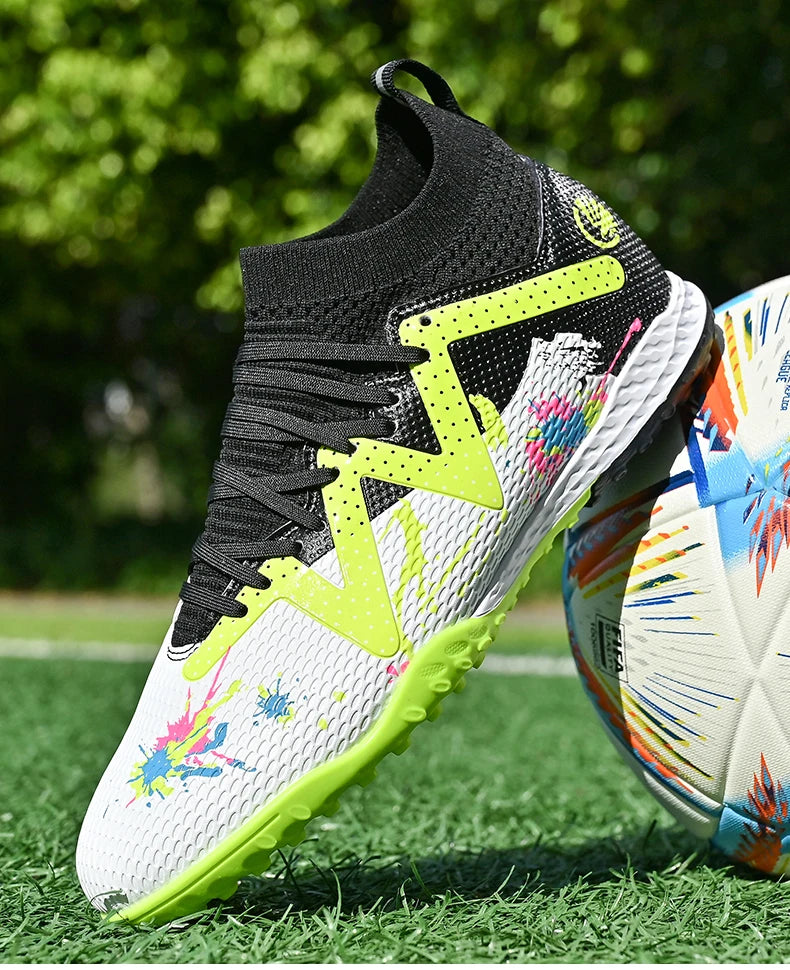 Scarpe da calcio TF da uomo, professionali e confortevoli, di alta qualità, scarpe da calcetto da uomo per adulti, casual e ultraleggere