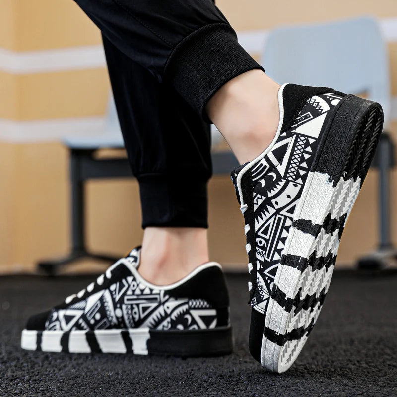 YRZL Παπούτσια Skateboard Ανδρικά Canvas Sneakers Casual Αναπνέοντα Παπούτσια Περπατήματος Ελαφριά Επίπεδα Παπούτσια για Άνδρες Street Trend Αθλητικό Παπούτσι