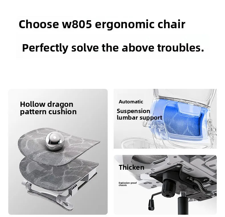 Scaun multifuncțional, scaun de birou, scaun pentru computer, scaun rabatabil, scaun ergonomic pentru odihnă, scaun pivotant, scaun e-sports