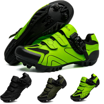 Neutral MTB Cycling Shoes, Compatible With Pelaton Road Cycling Shoes, Men's Cycling Sports Shoes, Reflective Strip Design
