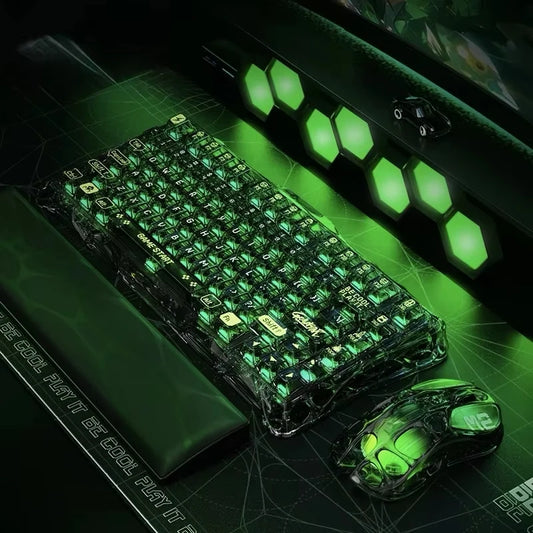 Gravity Planet K1 LITE Wireless Bluetooth Wired Tri-mode Mechanical Keyboard with Backlight for Office, Gaming and General Use