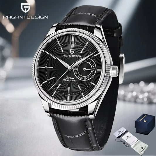 PAGANI DESIGN 2025 New Men Quartz Watch VH65 40mm Stainless Steel Sapphire Glass Luxury Business Waterproof 200m Reloj Hombre