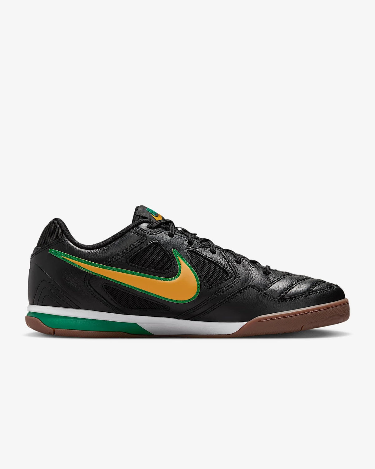 Serie Nike Gato, suaves y cómodas, antideslizantes y resistentes, botas de fútbol para hombre, negras, IB8509-001