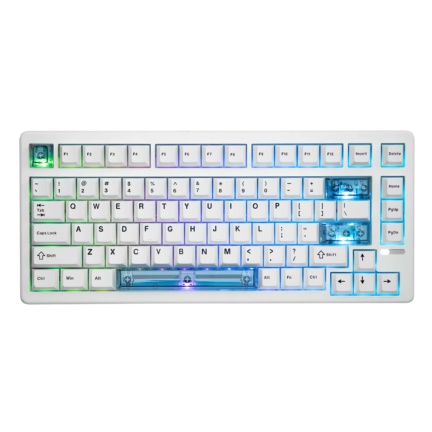 EPOMAKER HE80 75% US QWERTY Layout Hot-Swap Creamy Gasket Wired Hall Effect Magnetic Mechanical Keyboard DKS SOCD for PC/Mac