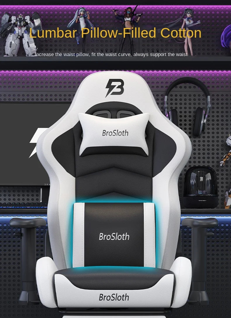 S8 Gaming Chair with 3D Armrests, Adjustable Backrest, Computer Office Chair, Nylon Feet, Gaming Streamer Chair