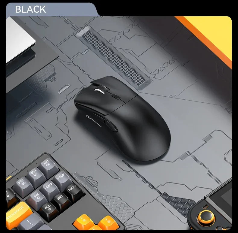 ATTACK SHARK R1 2.4G USB Wireless Bluetooth Gaming Mouse 18K DPI PAW3311 Tri-Mode Connectivity 59g Lightweight For PC Laptop Mac