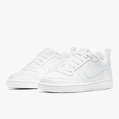 Nike Court Borough Retro alsidige, afslappede, skridsikre, åndbare, balancerede low-top-sko i hvid AV3171-100