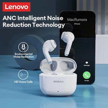 Lenovo LP40 Pro Wireless Bluetooth 5.0 Earbuds – HiFi Stereo Sound, Low Latency Gaming TWS Earphones with HD Call Mic & Charging Case