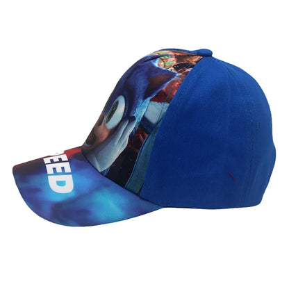 Dernière casquette de baseball ajustable pour enfants Sonic Print 48-54 cm, motif Anime Tails Knuckles, chapeau de soleil Shadow, hérisson bleu, chapeau d'extérieur pour bébé, cadeau