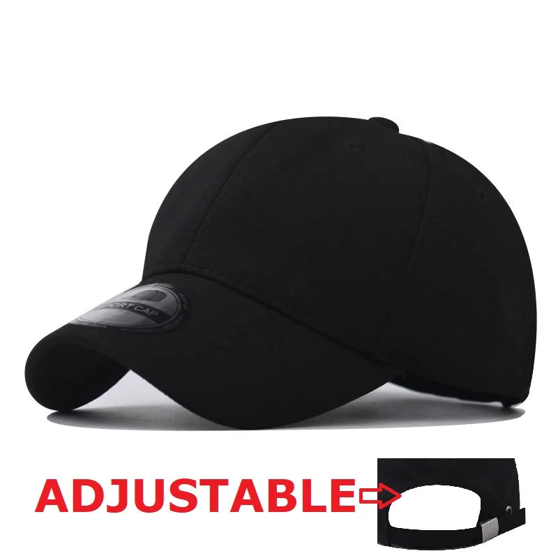 Not Adjustable Back Closed Snapback Caps Men Quality Hip Hop Fitted Hats Adult Solid Color Baseball Hats 57-58cm for Small Face