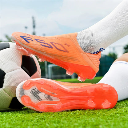 New Men's Football Boots Futsal Non Slip Turf Comfortable Ultralight Fg Grass Cleats Soccer Shoes Sport Indoor Adult Non-Slip