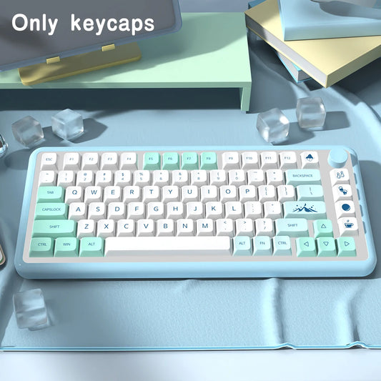 Spanish French Korean Brazilian Japanese Russian Iceberg XDA Profile keycaps ISO Enter PBT keycap For Mechanical Keyboard DIY