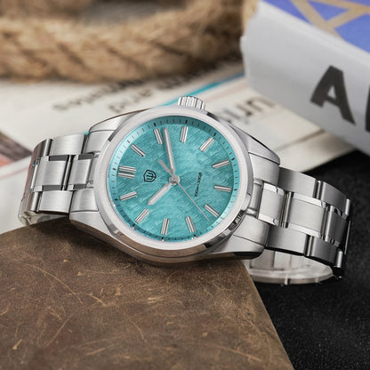 Watchdives New WD0003B ‌Aventurine Dial Watch VH31 Quartz Movement Sapphire Crystal Luminous 100m Waterproof 36mm Vintage Watch