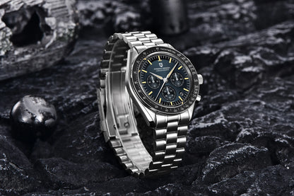 PAGANI DESIGN 2026 New CK2988 Moon Watches Retro Top Luxury Quartz Watch For Men Sapphire glass Speed Chronograph Wristwatch Men