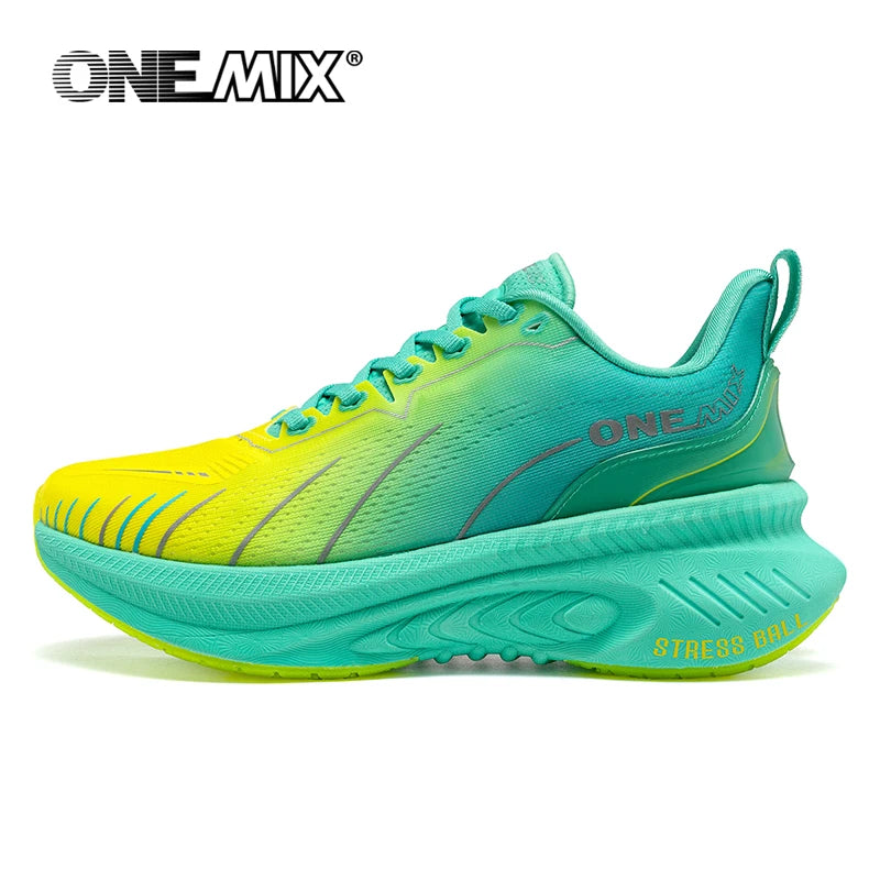 ONEMIX Scarpe da corsa da strada bianche da uomo Scarpe sportive da esterno con cuscinetto d'aria Scarpe da ginnastica da uomo Scarpe da jogging estive Calzature da donna