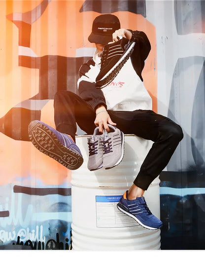 Herren-Sneaker, Leder-Freizeitschuhe, atmungsaktive Herbstschuhe für Herren, flache Herrenschuhe, Herren-Freizeitschuhe