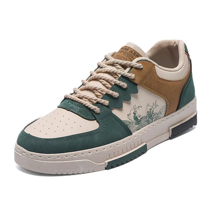 Pantofi casual noi de toamnă pentru bărbați, pantofi plat, respirabili, pentru exterior, adidași cu șireturi la modă, pantofi sport confortabili și la modă pentru bărbați, Zapatillas
