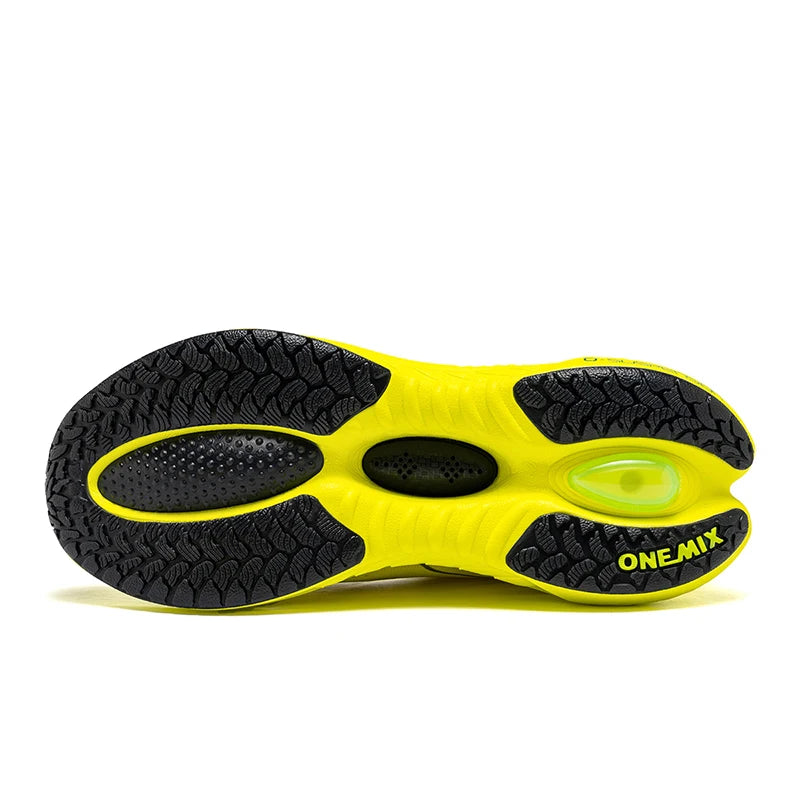 ONEMIX: nuevas zapatillas de running con amortiguación para hombre, adecuadas para corredores intensivos; zapatillas deportivas con cordones para mujer; zapatillas deportivas antideslizantes para hombre, para uso al aire libre.